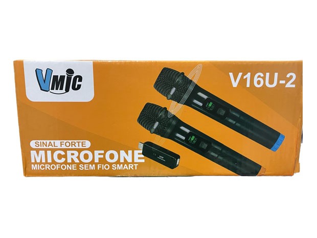 &u+  MICROFONO PC MANO DOBLE WIRELESS V160U-2 (3086)